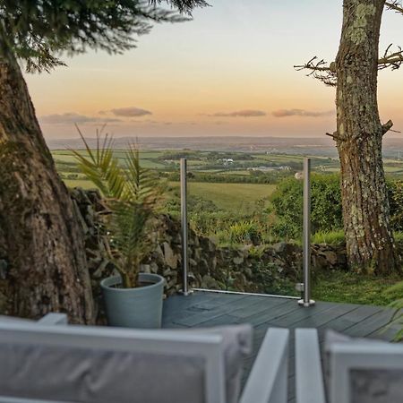 Scandi Cabin On A Hill, With Stunning Panoramic Views Ludgvan Exterior foto